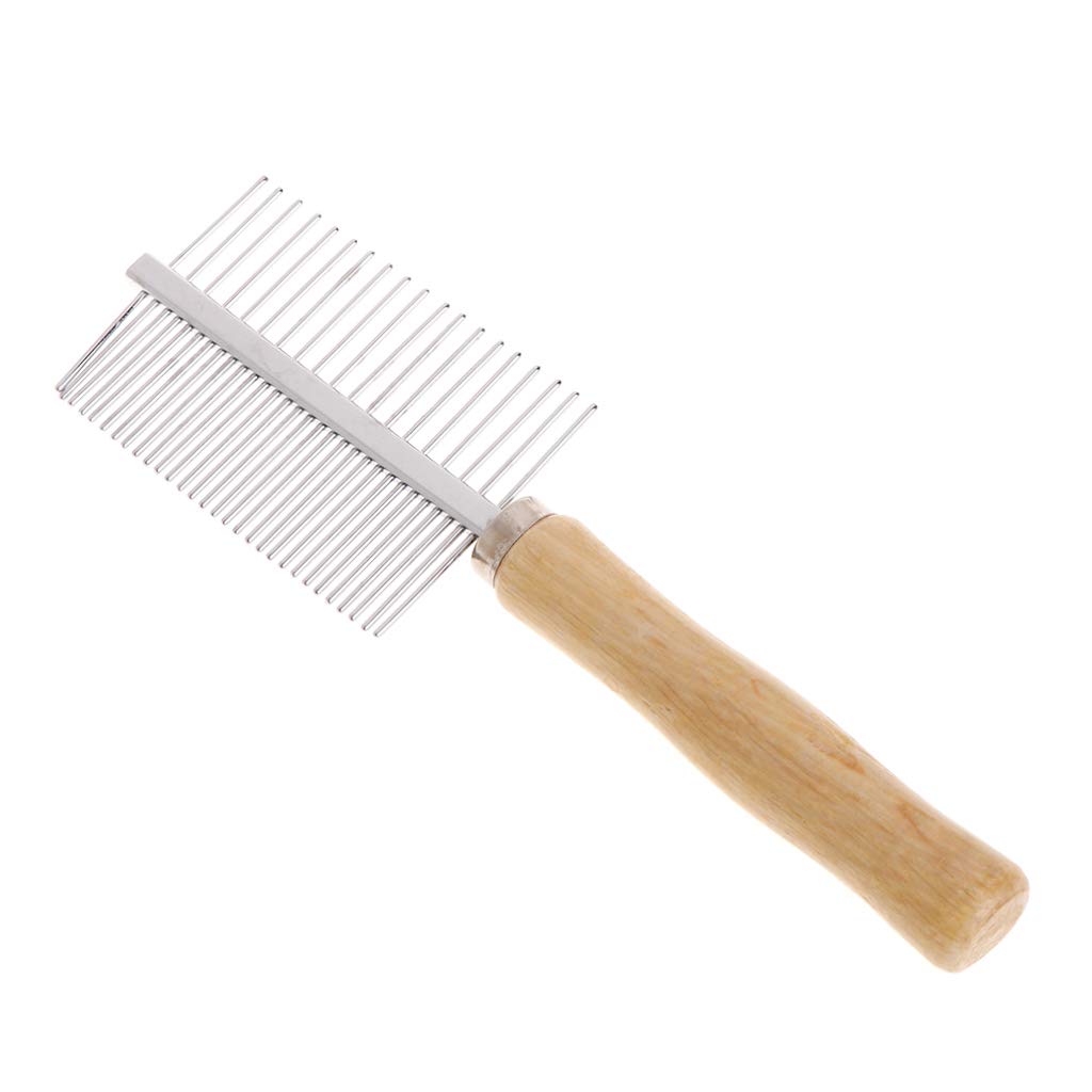 Xinsheinelry Pet Grooming Brush Sided Comb Dog Hair Grooming Brush for Dog Removes Undercoat Dirt Knotted Hair