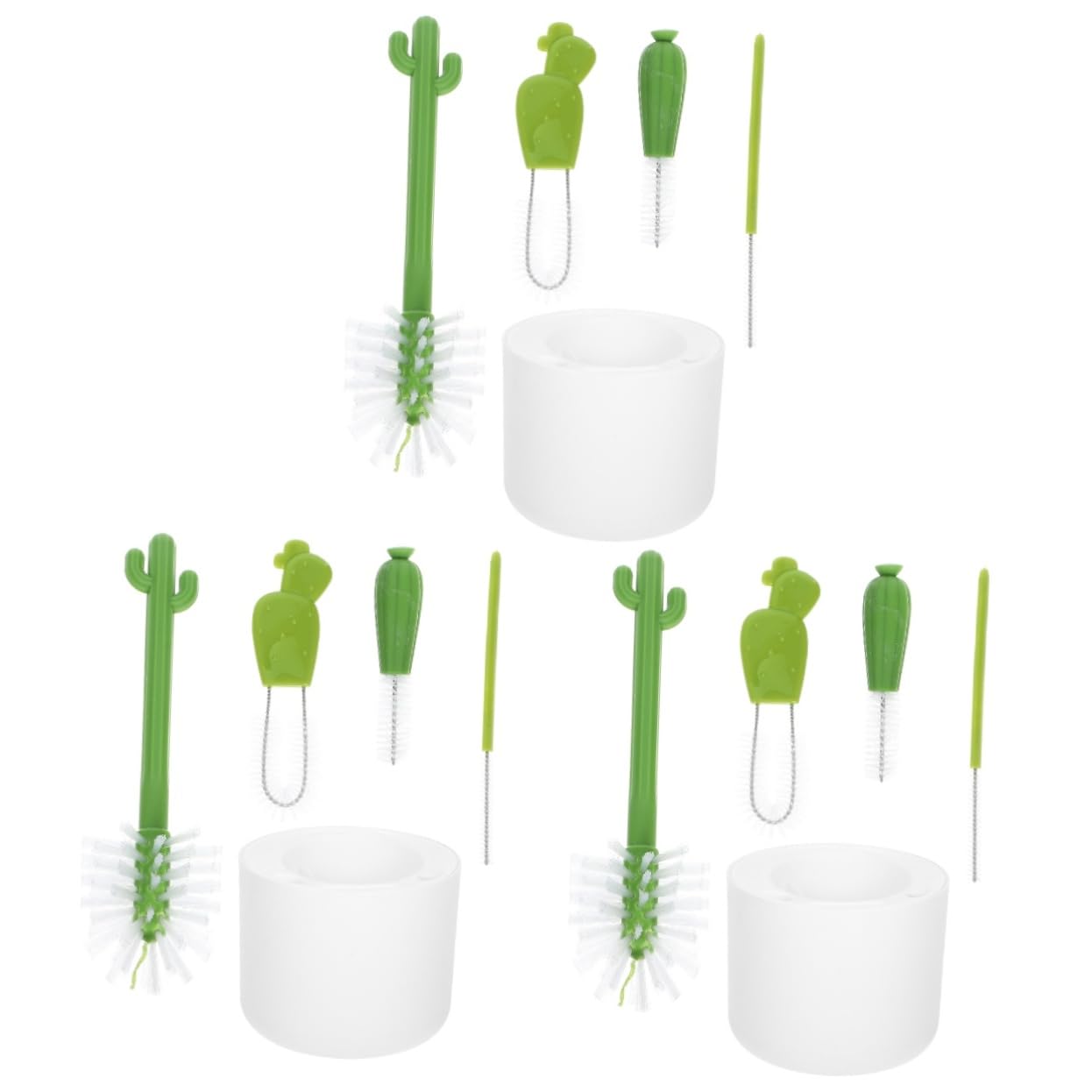 Healvian 3sets Spazzole Per Pulizia Tappi Di Bottiglie e Lattine Spazzole Multifunzionali Per Gap e Angoli Difficili Per Bottiglie Bicchieri e Elettrodomestici Cucina