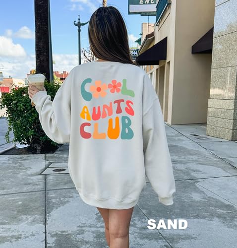 IHK Cool Aunts Club Sweatshirt - Aunt Valentines Day & Birthday Gift4