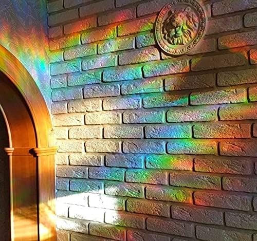 Miniatura 2 de Sleeping cat suncatcher sticker for windows, window sun catcher film, rainbow maker sticker, rainbow window cling, rainbow window prism