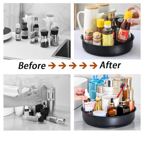 Yskmanhuo K-ZP-04 Lazy Susan Organizer Stainless Steel Spice Rack thumb #3
