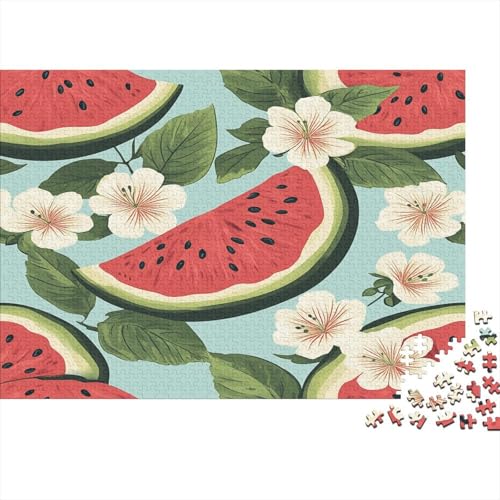 Puzzle de 1000 piezas de cartón con corte preciso y diseño floral