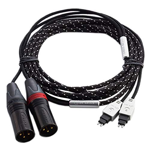 Fanmusic ZY Cable ZY-042 2XLR-M Plug HD600 HD650 HD660S Headphone Extension Cords Headphone Upgrade HiFi Cable