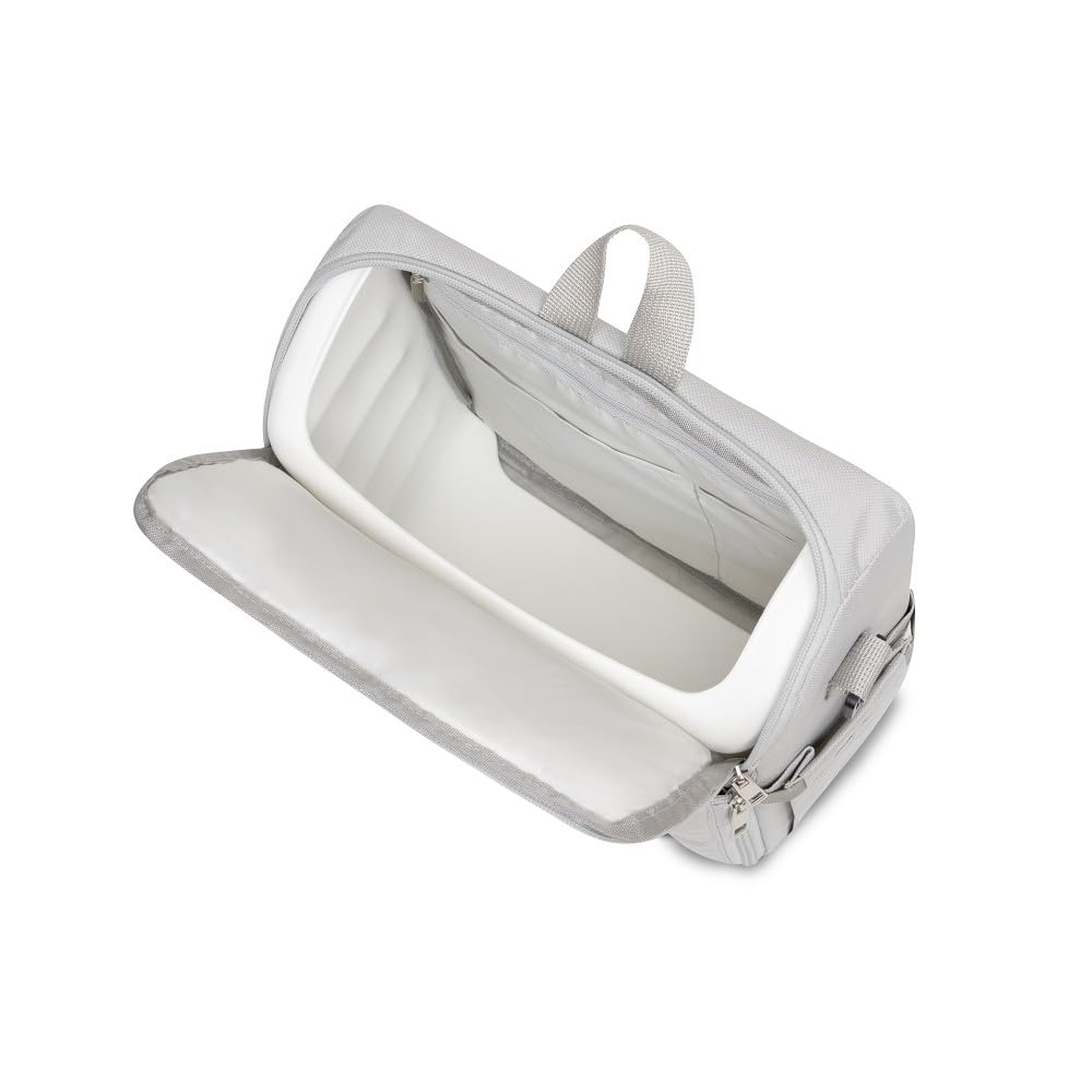 Interbaby - Chaise haute d'appoint portable pour bébé - Siège bébé - Convertible en sac à dos ou en sac - Pliable, léger et avec poignée réglable pour le transport - Étoiles grises