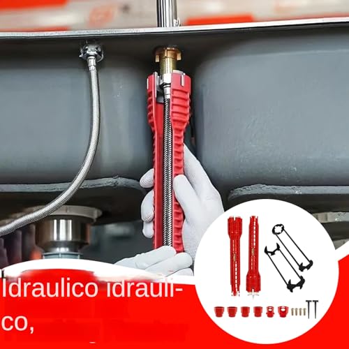Clé de robinet pour enlever l'évier de cuisine sans forcer - 5