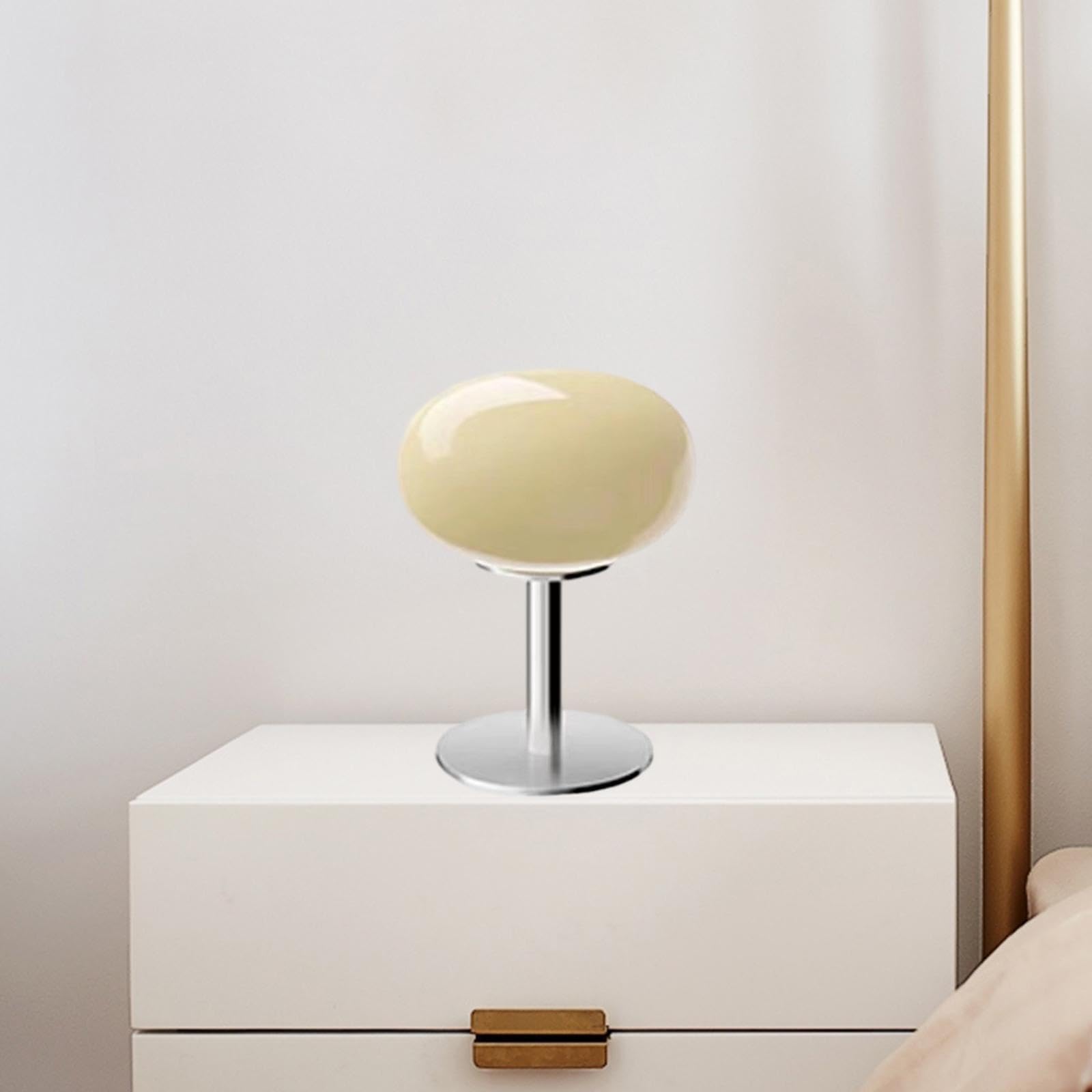 Lampada da Tavolo con Paralume a Forma di Lecca-Lecca, Moderna ed Elegante, per l'arredamento o per l'illuminazione dell'ufficio o per la Famiglia,