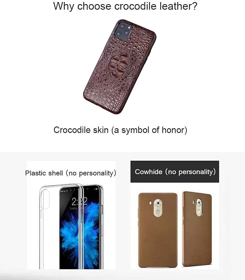 Coque crocodile iPhone 13 Pro marron : l'accessoire idéal de vos réunions - 3