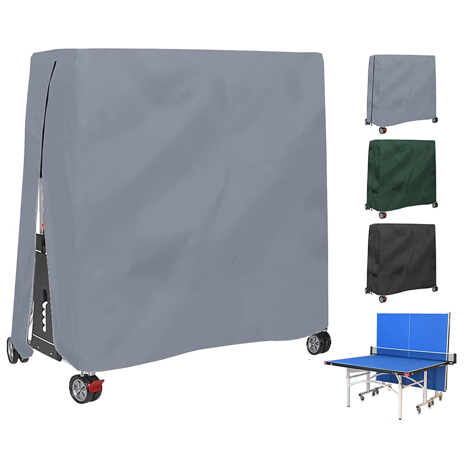 Housse Table Ping-Pong Imperméable Couverture Résistance au Vent Robuste Tissu Oxford Bâche de Protection Table de Tennis
