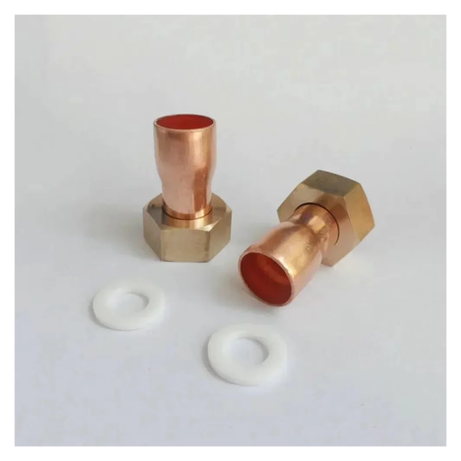 Xuro Gwint żeński 1/2-2" BSPP 12,7-42 mm, łącznik kielichowy do rur miedzianych, gniazdo dwuzłączkowe, miedziana złączka instalacyjna do klimatyzatora(Straight,2 BSP TO 54MM_FEMALE TO END FEED)