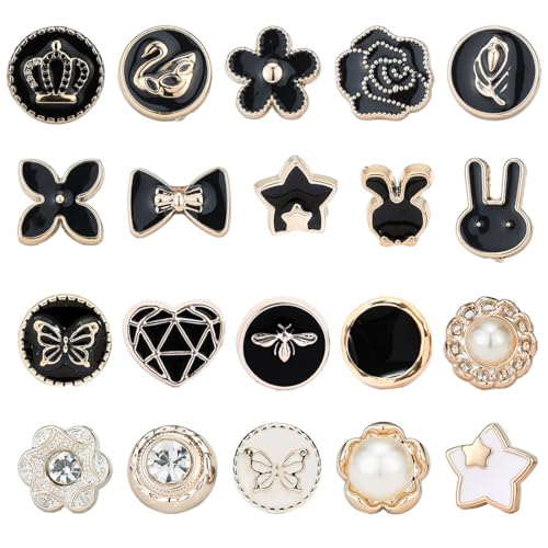 HABNI Invisible Sewing Buttons – 20 Pieces