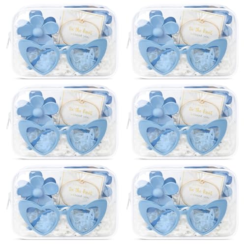 DEEKA 30 Pcs Bridesmaid Proposal Bag Set Gift Clear Makeup