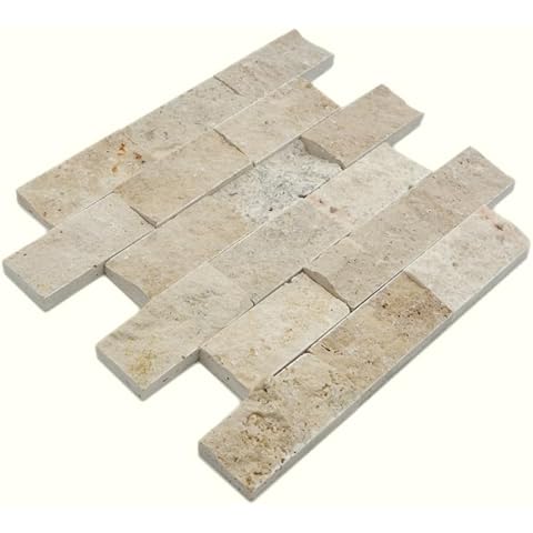Carrelage mosaïque Travertin Chiaro Cover