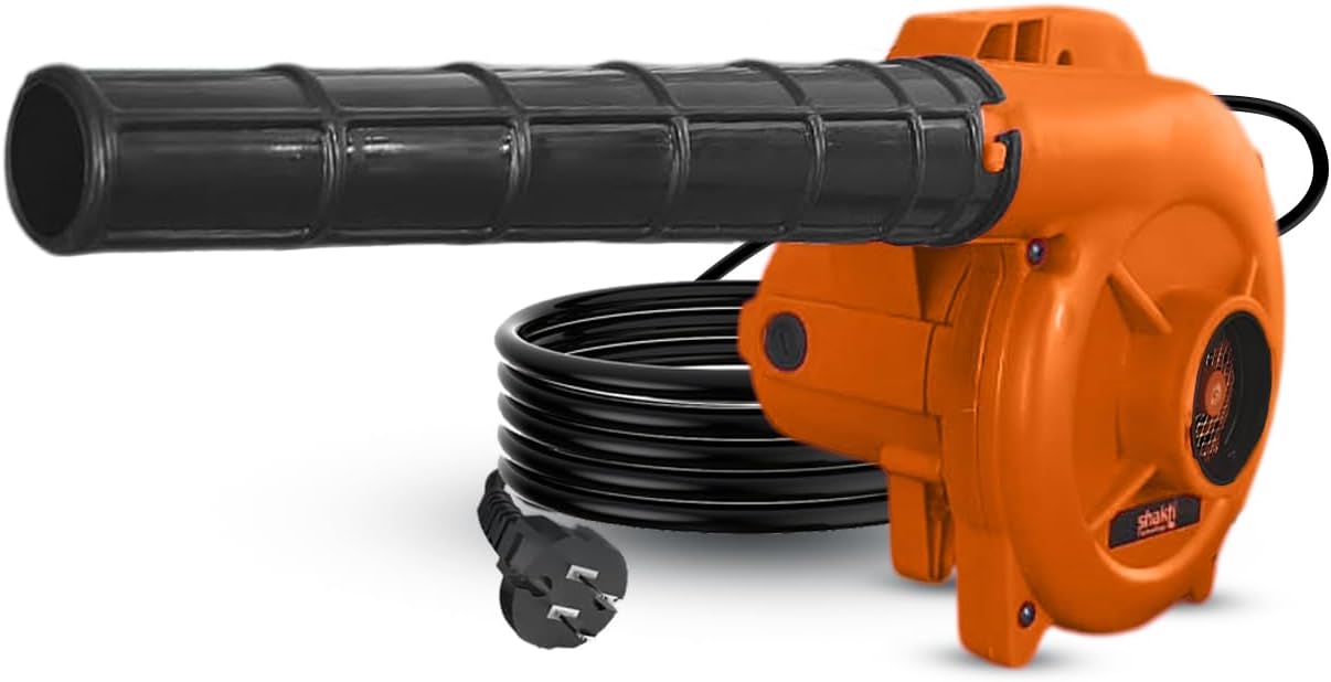 Shakti Technology STB-900 Air Blower for Cleaning Dust, Heavy Duty Machine with 900W, Copper Armature, 14000 RPM, Blow Rate 3.5M3/Min - Made in India