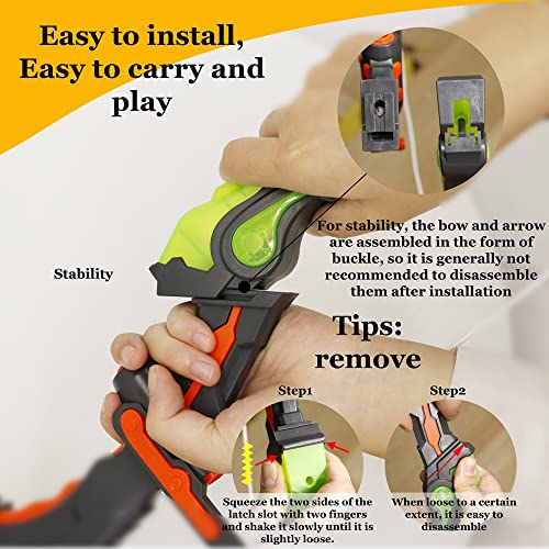 Nwestun Kids Bow And Arrow Set, Bow And Arrow For Kids With Led Flash Lights - Archery Bow With 10 Suction Cups Arrows, 6 Foam Targets, Quiver And Target, Gifts For 4-12 Year Old Boys Girls, Green #TOP5