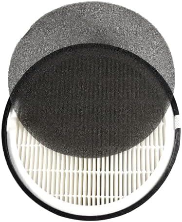 2 x Trade-Shop luchtreiniger vervangingsfilterset accessoires voor Levoit LV -H132 LV-H132-RF / 3-in-1 voorfilter HEPA-filter actieve koolfilter