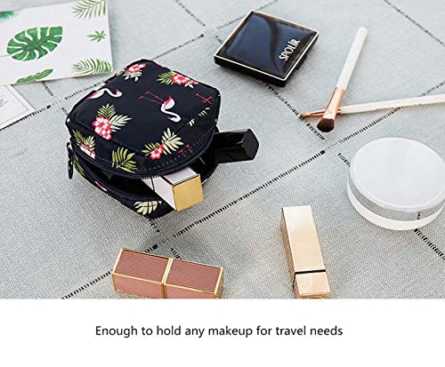 Image of Adorable Pink Peri - Reusable Sanitary Napkin Pads Storage Bag Portable for Women Girls | Made of Nylon + Water Resistance | Zero Waste Period (Lemon)