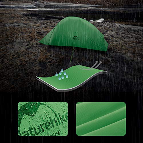 Image of Naturehike Cloud-Up 2 Person Tent Lightweight Backpacking Tent with Footprint - Free Standing Ultralight Camping Hiking Backpack Tents Two Person Tent