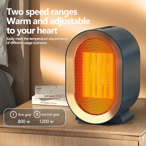 Portable-PTC-Ceramic-Space-Heater-1200W-High-Output-Fan-for-Bedroom-Office-Desk-Indoor-Use-White-Azure