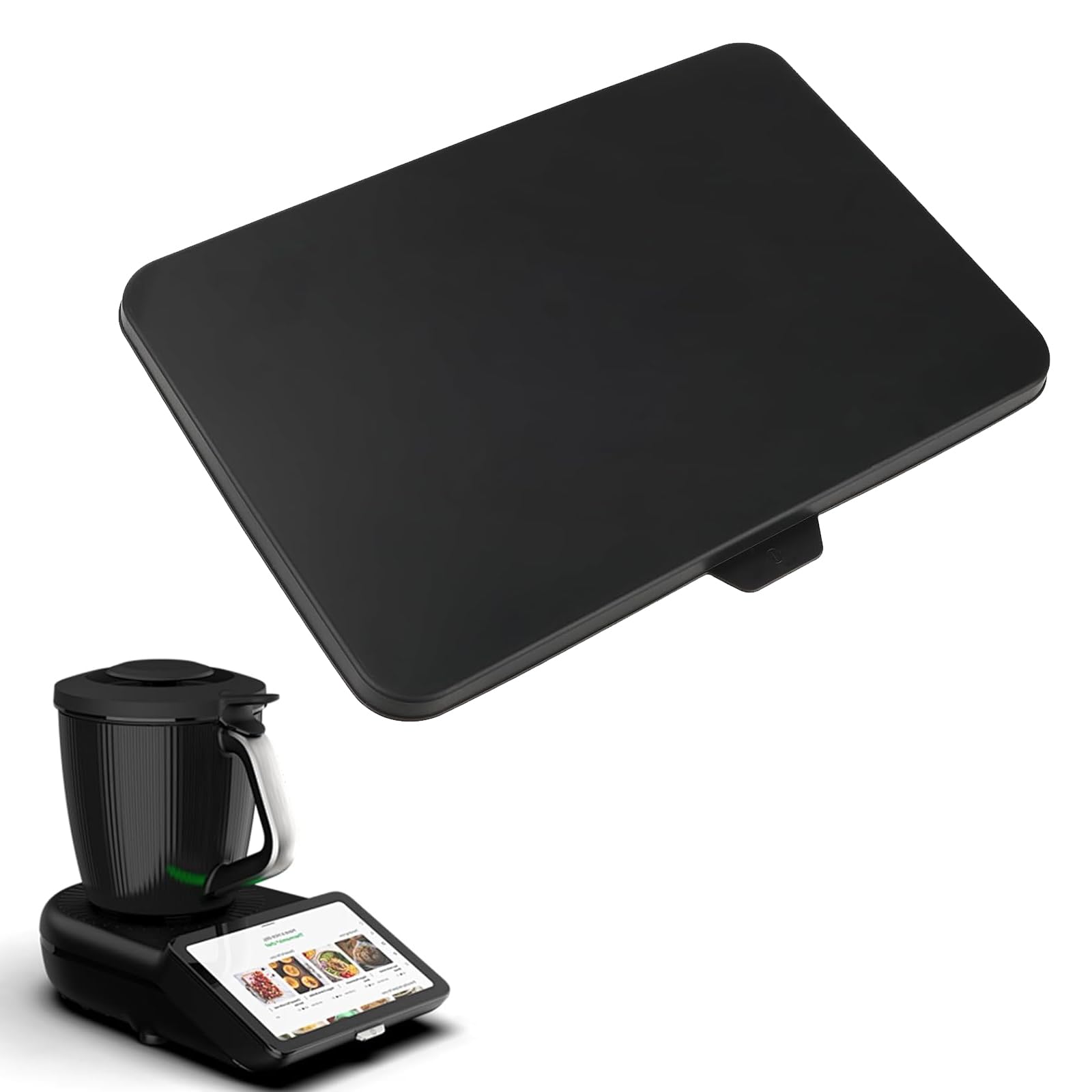 nplaseta Protector de pantalla Vorwerk Thermomix TM7, protege la pantalla de arañazos e impactos, accesorio gadget para Thermomix TM7 Bimby, color negro