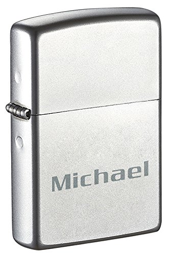 Encendedor Zippo Satin Chrome personalizado miniatura 5