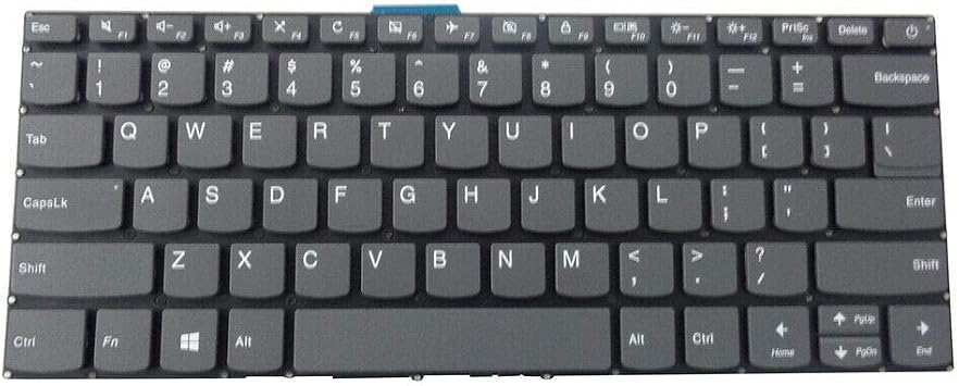 لوحة مفاتيح غير مضاءة من الخلف بتصميم أمريكي بديل للكمبيوتر المحمول Lenovo V14-IKB