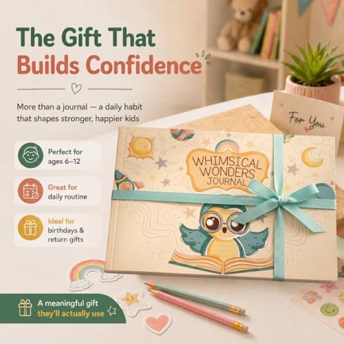 Image of Whimsical Wonders Mindfulness Journal for Kids, 94 Pages
