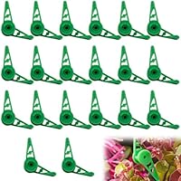 GIONAR 20 Stück 360° Verstellbare Pflanzenbieger Clips, Lst Clips, Pflanzenbieger, Low Stress Training, Pflanzen Bieger, für Spannungsarmes Training von Pflanzen Obstbäumen und Blumen