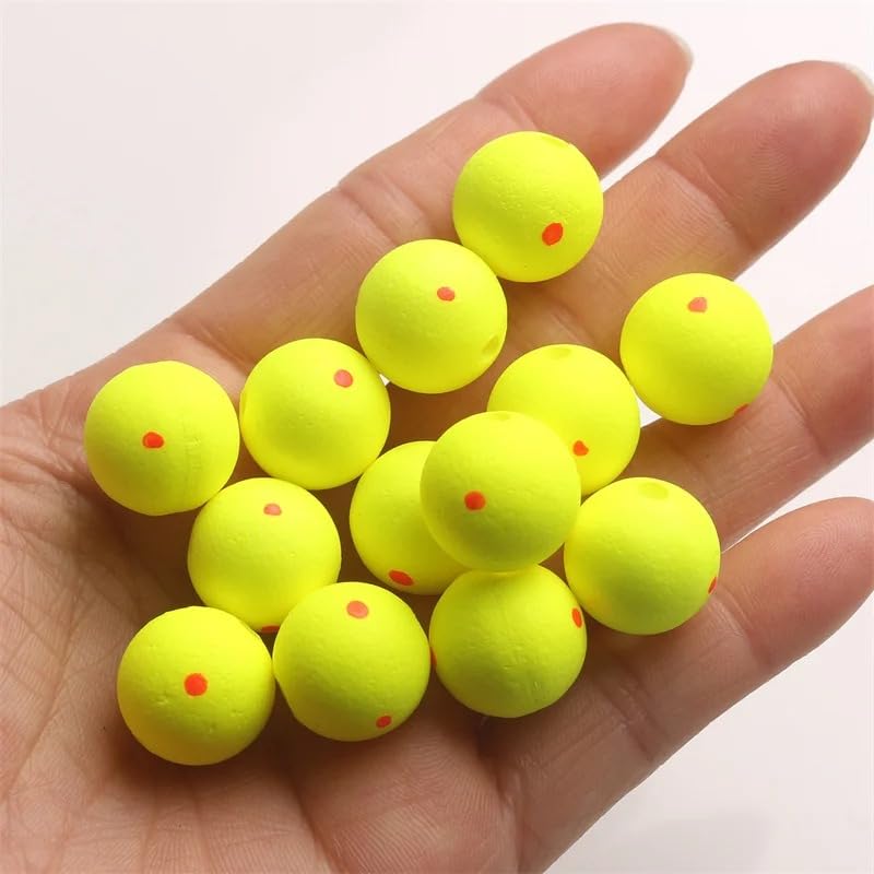 Set de 100 cuentas flotantes bicolor para pesca 6-15 mm miniatura 6