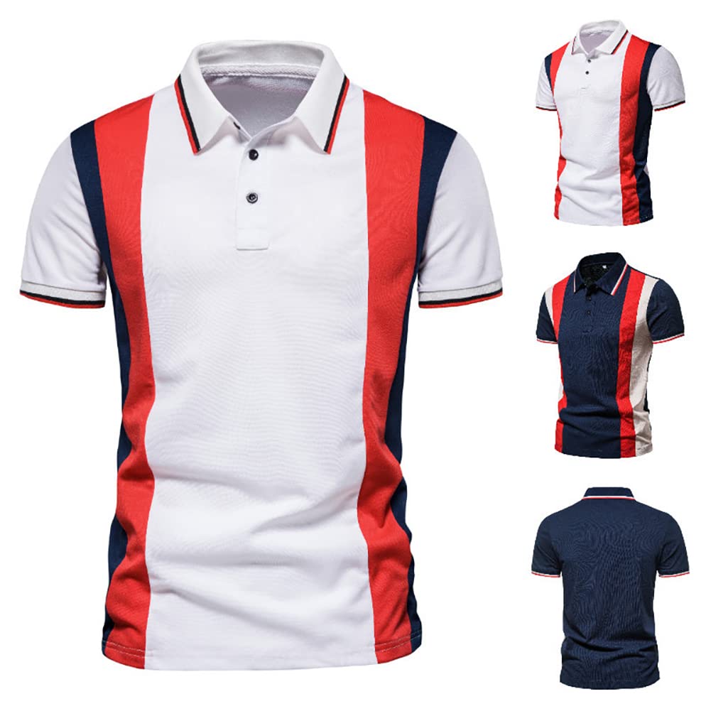 Polo de Golf para Hombre, Camiseta Deportiva de Tenis, Ropa de Calle, Moda Informal, Polo de Rendimiento atlético, Manga Corta