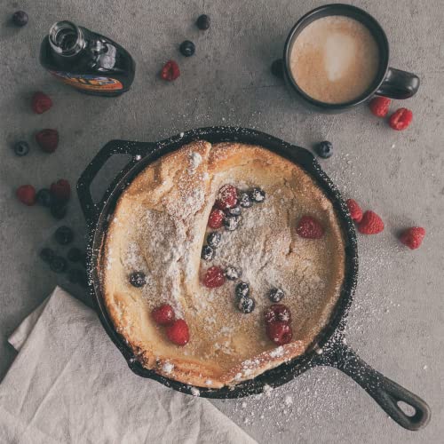 Image of 10-1 /4 Inch Round Medium Pre-Seasoned Cast Iron Skillet