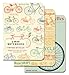 Cavallini Papers 4 by 5.5-Inch Notebooks, Mini, Bicycles, Set of 3