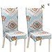 Zliger Pokrowce na krzesła, zdejmowane, nadające się do prania, pokrowce na krzesła do jadalni, stołki barowe, nowoczesne pokrowce na krzesła, do salonu, kuchni, hotelu, restauracji