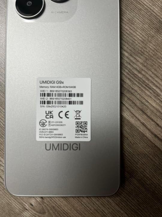 UMIDIGI G9x Unlocked Cell Phones Canada 2025, 6.75" HD+ 90Hz Display Smartphone,8(4+4) GB+64GB 2TB Octa-Core Processor Android 14,5000mAh,Show captions,3.5mm Jack&FM Radio,Face Unlock,Dual SIM,GPS - Image 7