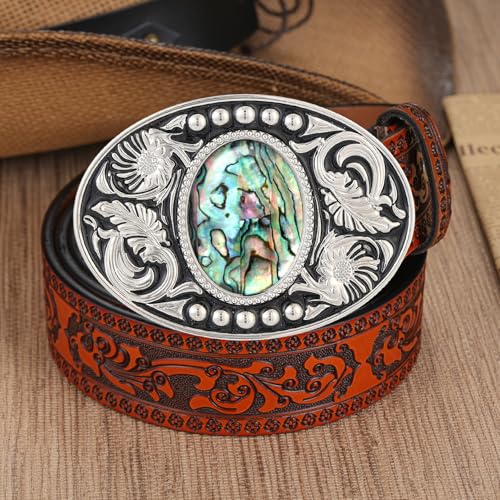 Image of Cowboy Belt Buckle for Men Longhorn Bull Belt Buckles Men Vintage Texas Buckle for Women Cowboy Cowgirl Belt Buckle