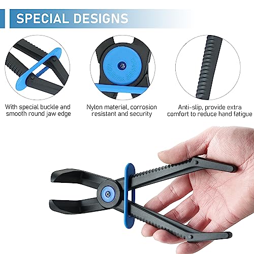 Atpeam Hose Clamp Pliers Pinch Off Pliers Set 6 Pcs Plastic Fuel Line Clamp Pliers Set For Fuel Hoses thumb #4