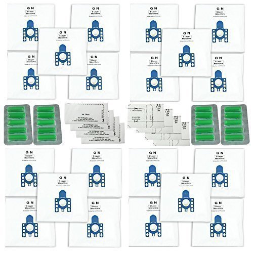 vacspare Miele GN Hoover Bags TT5000 S5210 S5211 S5261 Cat & Dog Vacuum Cleaner Bags x 20 + 20 Fresheners