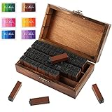 💝【Il regalo perfetto】Puoi realizzare questo perfetto set di stampini lettere come il molto bene regalo per tuo figlio, figlia, nipote, nipote e il bambino di un amico. Inoltre, promuove lo sviluppo intellettuale dei bambini e può essere utilizzato anche come giocattolo educativo. Sono molto interessanti e possono insegnare al tuo bambino a imparare lettere e parole.