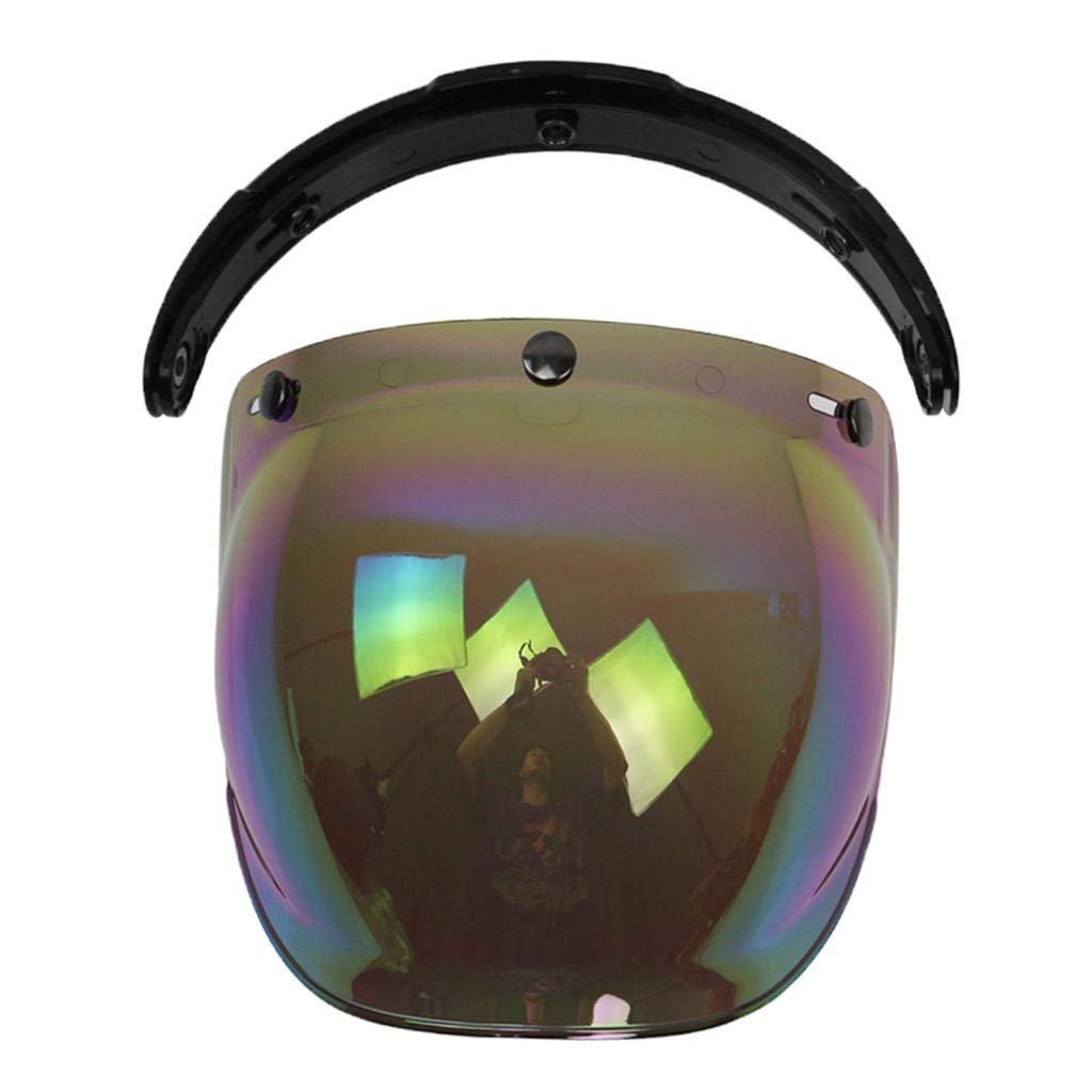 Creations Open Face Helmet Visor Motorcycle Helmet Bubble Visor Pc Lens Colorful Motors|Parts & Accessories|Apparel & Merchandise|Helmets & Headwear|Helmets