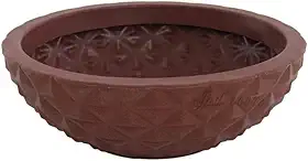 Vaso Cuia Bacia P/plantas Diamante 3d Luxo Jardim Varanda (Marrom)