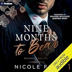 Nine Months to Bear Audiolibro Por Nicole Fox arte de portada