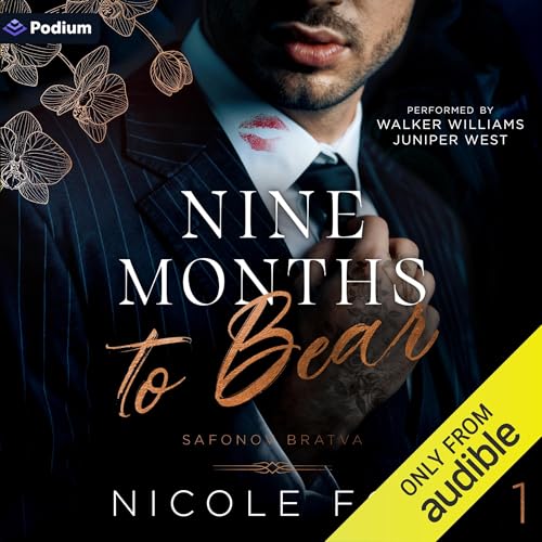Nine Months to Bear Audiolibro Por Nicole Fox arte de portada