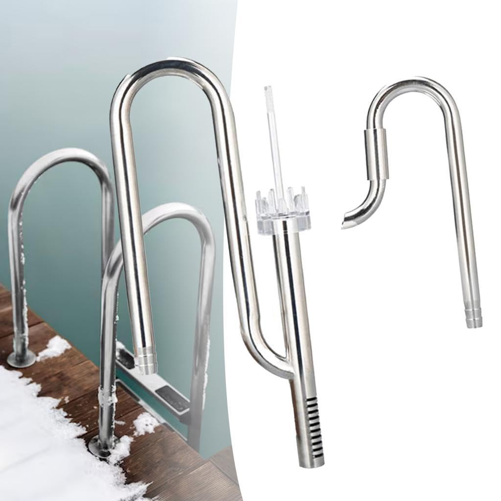 Tubo per Ninfee Acquatiche in Acciaio Inox con Ingresso E Uscita in Superficie Acrilica, Ideale per Acquari Piantumati, Decorazioni E, 12Out 16Oil Regolare