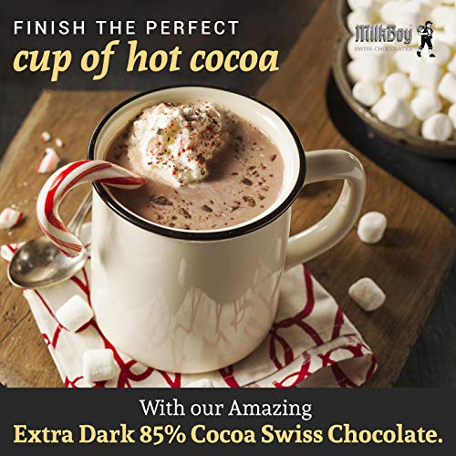 Milkboy Swiss Chocolates Variety Pack of Dark Chocolate Bars Holiday Special Pack (6 Pack) - Thumbnail 3