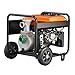 Generac 6822 Semi-Trash Water Pump - Powerful 5 HP Gas-Powered Pump for Efficient Water Removal, Ideal for Outdoor, Garden, and Pool Use, Includes Accessory Kit