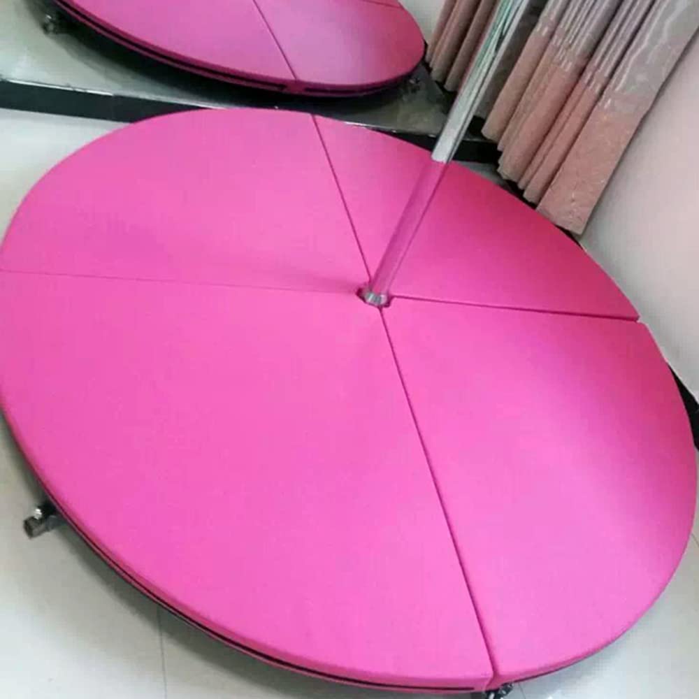 Dancing Pole Crash Mat Tappetino per esercizi extra spesso Palo da ballo Home Yoga Pilates Ginnastica Mat-Rosa(Size:120x5cm)
