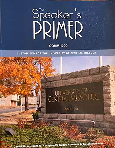 The Speaker's Primer 1680367927 Book Cover