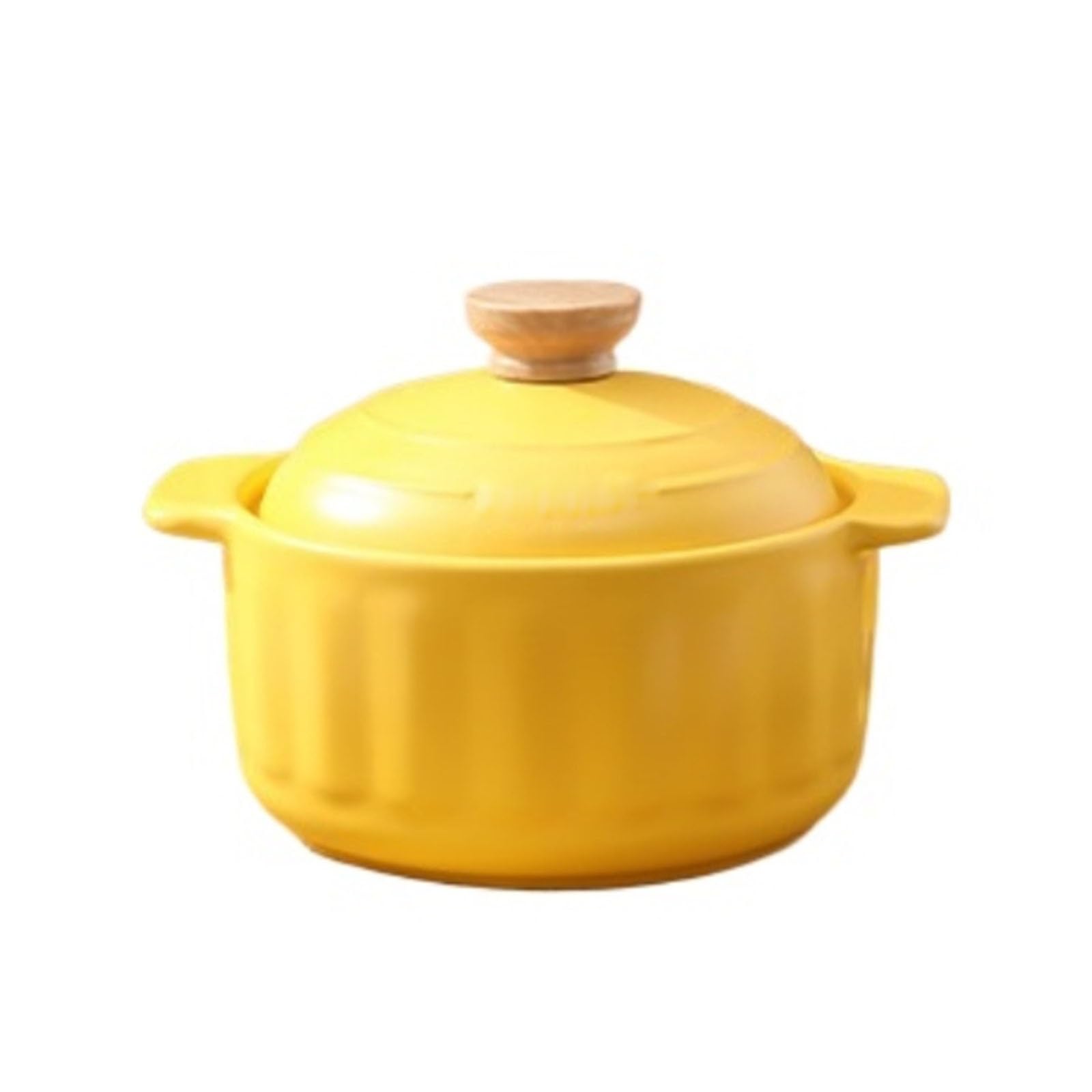 Odporny Na Wysokie Temperatury Gliniany Garnek Do Gotowania, Do Kuchenek Gazowych, Wielofunkcyjne Przybory Kuchenne(Beige,4.5L)