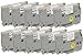 Produktbild 10 x TZe231 12mm x 8m Schriftbandkassetten Schwarz auf weiß Etikettenband kompatibel zu Brother P-Touch PT-1000 1005 1010 3600 D200 D210 D210VP D600VP E100 E550WVP H101C H105 H110 H300 H500 P700 P750W