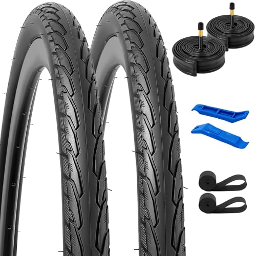 YunSCM 2本,700 35c タイヤ,700x35c 37-622 自転車 タイヤ,適用 700x35c クロスバイク、ロードバイク,Y-2109