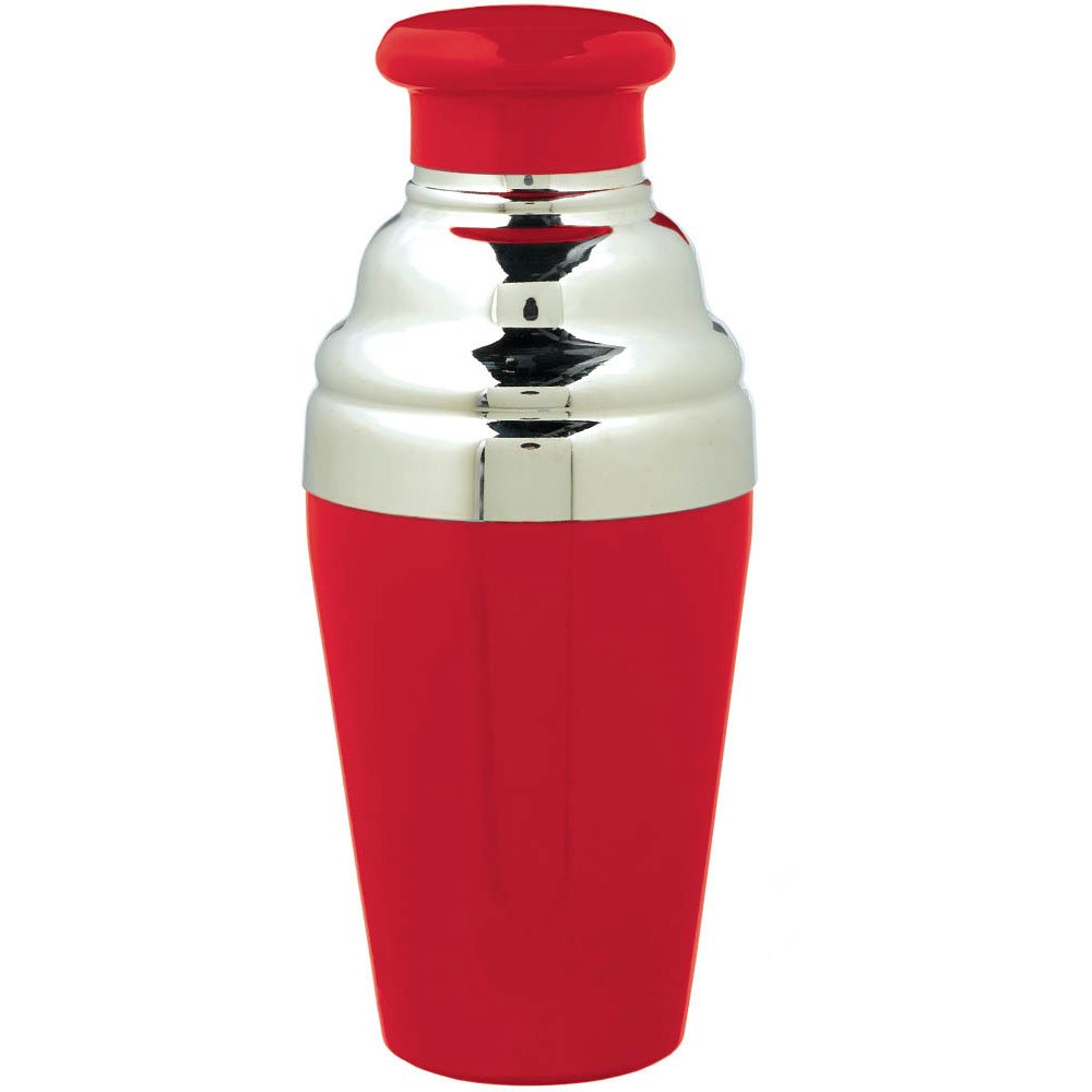 Christmas Stainless Steel Red Cocktail Shaker, 12 Oz.